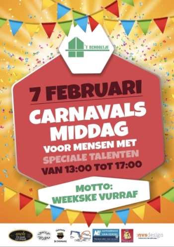 Carnavalsmiddag voor mensen met speciale talenten